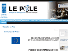 Tablet Screenshot of le-pole.org